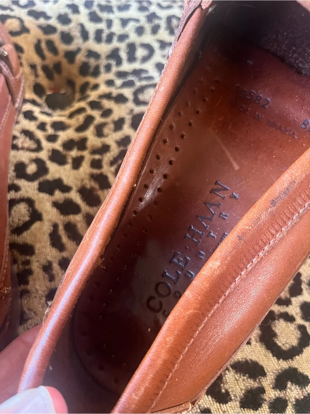 VTG Cole Haan Country Brown Leather Horsebit Loafers Men’s  US 8D Slip On